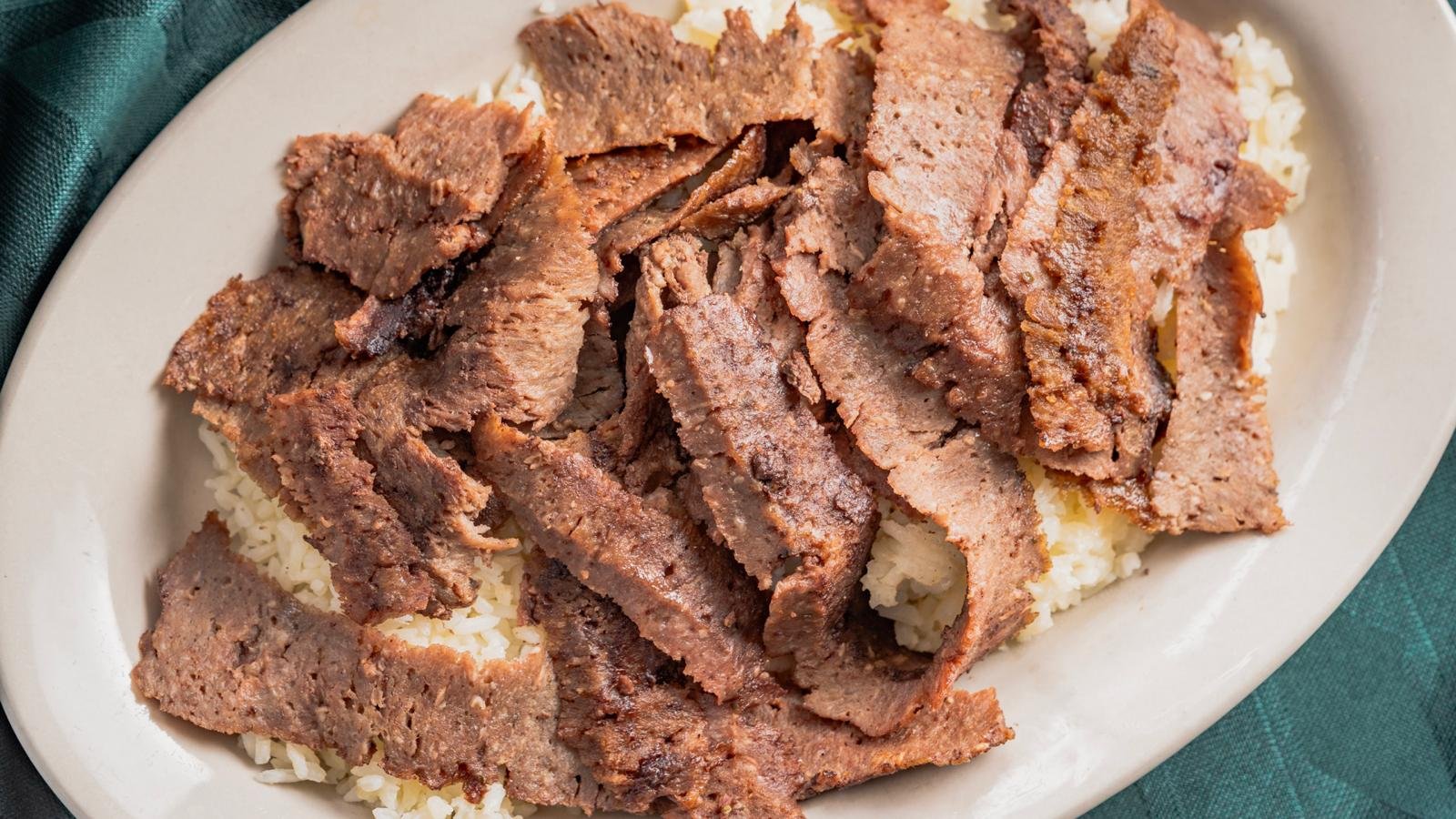 lamb on rice